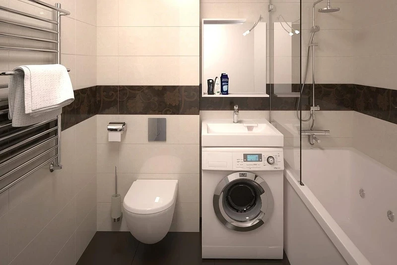 Раковина Azario Slim 60 CS00086608 на стиральную машину цвет Белый