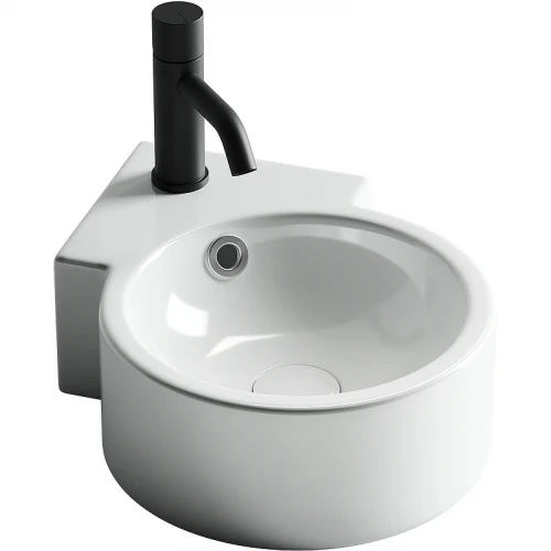 Раковина Ceramicanova Element 31 CN5019 Белая фарфор подвесная