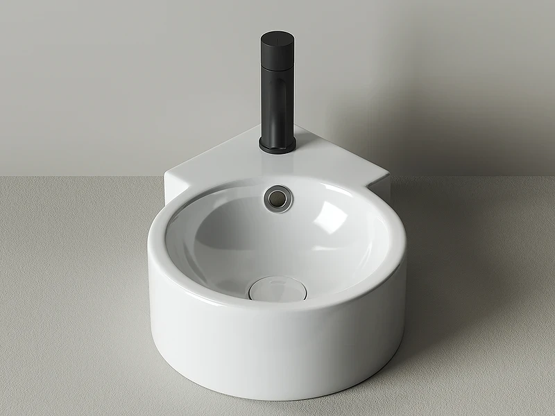 Раковина Ceramicanova Element 31 CN5019 Белая фарфор подвесная