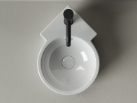 Раковина Ceramicanova Element 31 CN5019 Белая фарфор подвесная