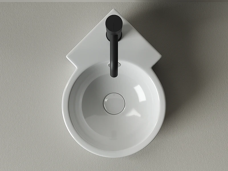 Раковина Ceramicanova Element 31 CN5019 Белая фарфор подвесная