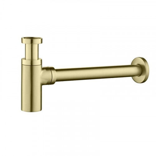 Сифон для раковины Aquatek AQ6012BG цвет Золото шлифованное