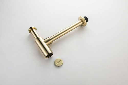 Сифон для раковины Aquatek AQ6012BG цвет Золото шлифованное