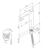 Смеситель для раковины AM.PM Gem F90E92200 цвет Хром