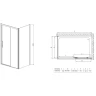 Душевой уголок Vincea Soft 160x100 VSR-3SO1016CL профиль Хром стекло прозрачное