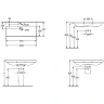 Раковина Villeroy&Boch Avento 100 4156A501 Альпийский белый