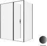 Душевой уголок Allen Brau Priority 160x100 3.31039.BBA+3.31048.BBA цвет профиля Черный браш стекло прозрачное