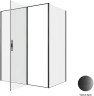 Душевой уголок Allen Brau Priority 160x100 3.31039.BBA+3.31048.BBA цвет профиля Черный браш стекло прозрачное