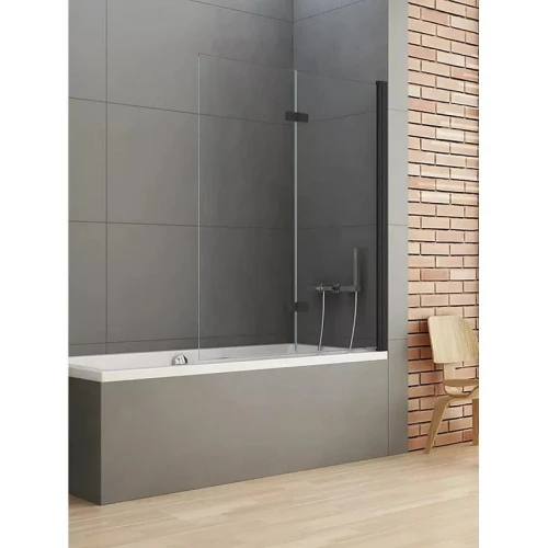 Шторка для ванны New Trendy NEW SOLEO Black x120 P-0044