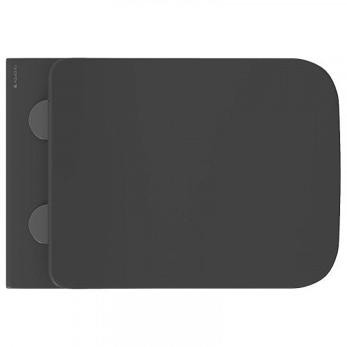 Унитаз Aqueduto Esteta EST0140 подвесной цвет Черный матовый с сиденьем Микролифт