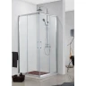 Душевой уголок Azario Greenwood 80х80 AZ-NNE1142 800 профиль Серебро стекло прозрачное