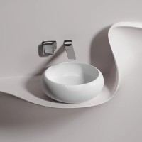Раковина-чаша Ceramicanova Element 36 CN6050MW Белая матовая фарфор накладная