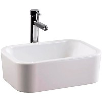 Раковина-чаша beWash Ontario 49 35481001 Белый глянец фарфор накладная