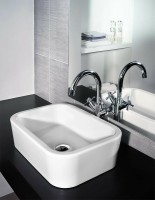 Раковина-чаша beWash Ontario 49 35481001 Белый глянец фарфор накладная