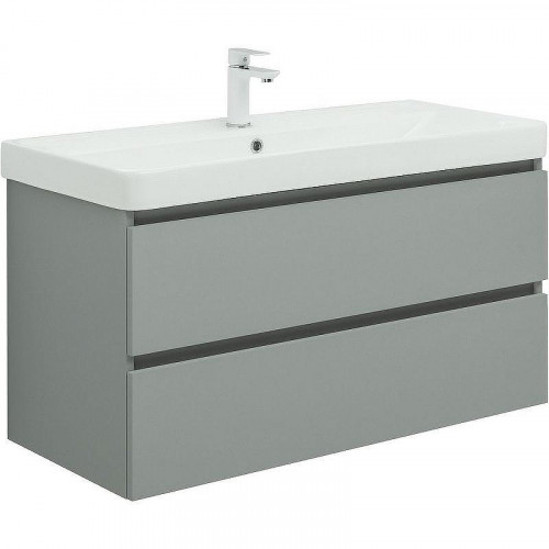 Тумба под раковину Aquanet Вега 2.0 100 337957 подвесная Мисти грин