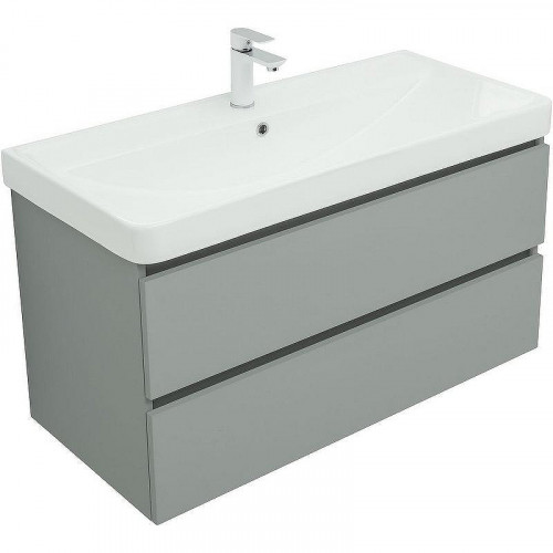 Тумба под раковину Aquanet Вега 2.0 100 337957 подвесная Мисти грин