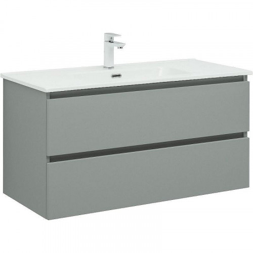 Тумба под раковину Aquanet Вега 2.0 100 337957 подвесная Мисти грин