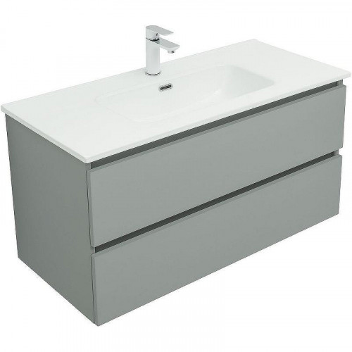 Тумба под раковину Aquanet Вега 2.0 100 337957 подвесная Мисти грин