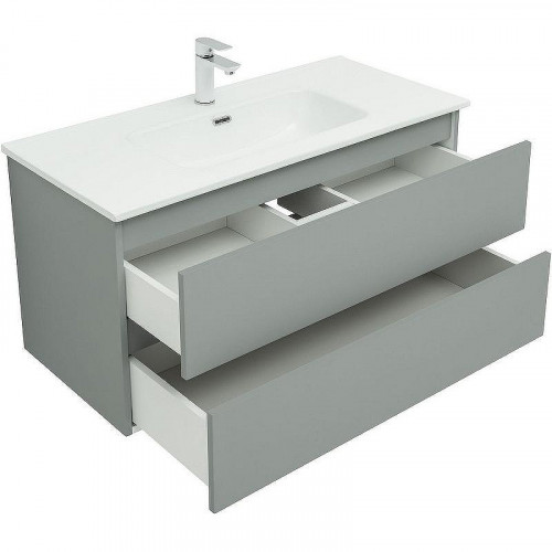 Тумба под раковину Aquanet Вега 2.0 100 337957 подвесная Мисти грин
