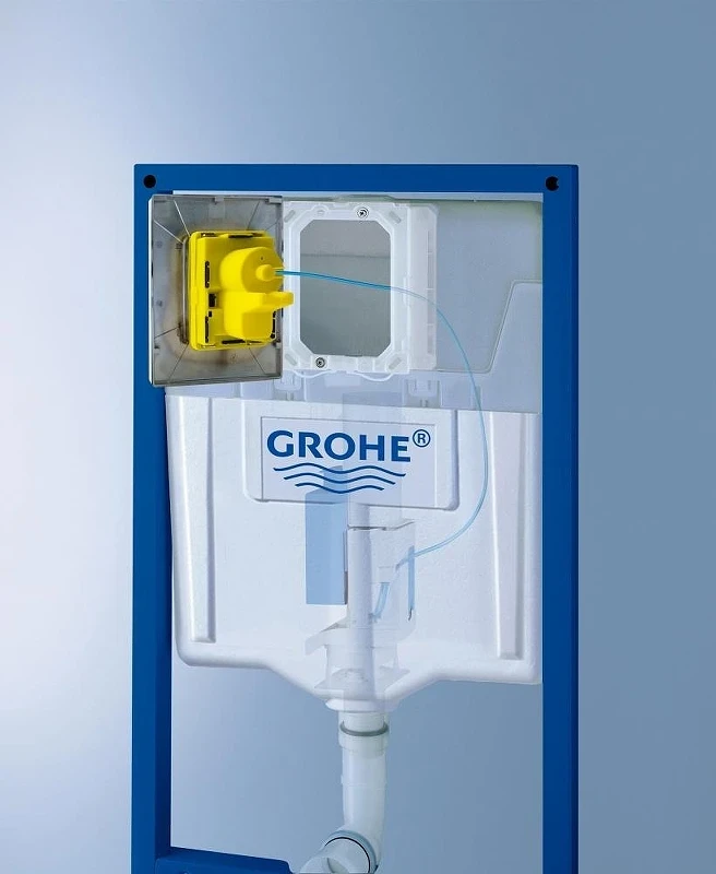 Комплект унитаза Ceramicanova Vogue CN4008T с инсталляцией Grohe Rapid SL 38775001 с сиденьем Микролифт и клавишей смыва Хром