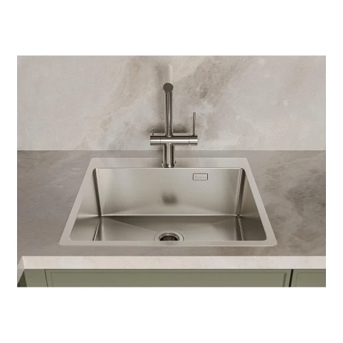 Кухонная мойка Rivelato Rinox 54 5450 цвет Нержавеющая сталь