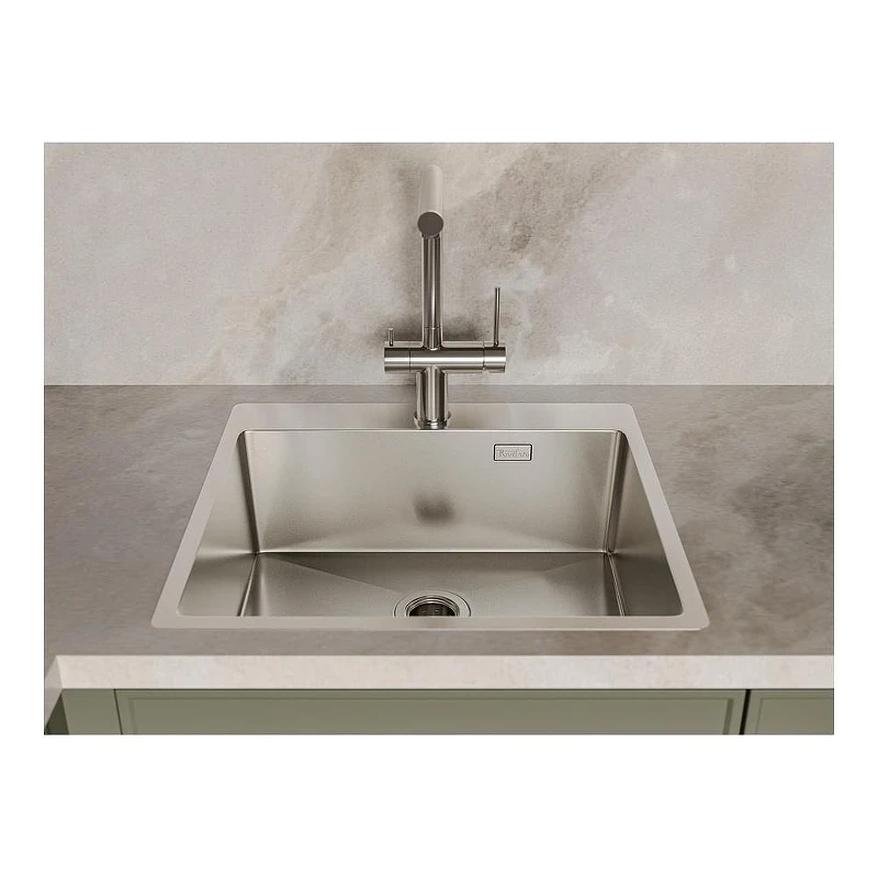 Кухонная мойка Rivelato Rinox 54 5450 цвет Нержавеющая сталь