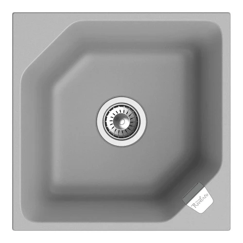 Кухонная мойка Rivelato Locus LS-50 grigio metallizzat цвет Серый металлик