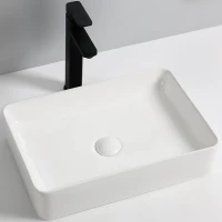 Раковина-чаша Royce Iris 50 RCW-140902WH Белая фаянс накладная