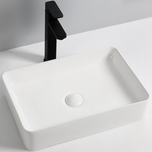 Раковина-чаша Royce Iris 50 RCW-140902WH Белая фаянс накладная