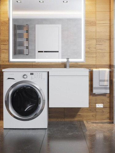 Тумба под раковину Uperwood Magenta 110 5930205162 подвесная цвет Белый матовый