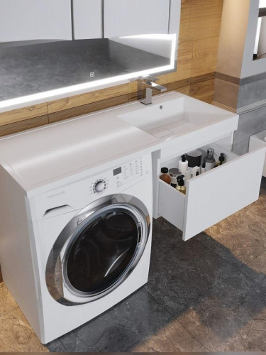 Тумба под раковину Uperwood Magenta 110 5930205162 подвесная цвет Белый матовый