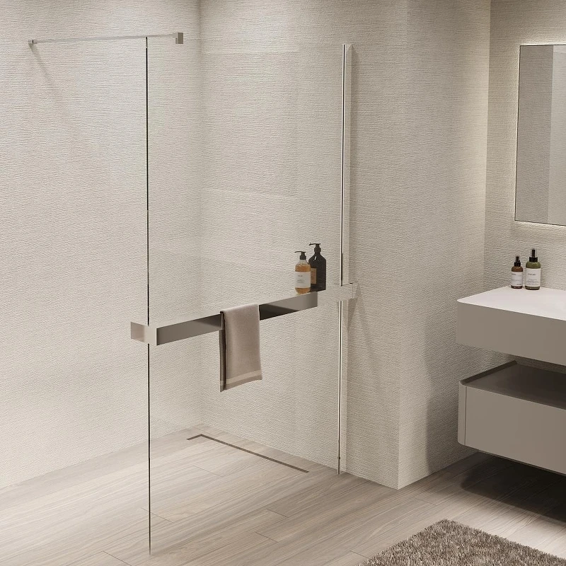 Душевая перегородка Vincea Walk in 100 VSW-1HR100CL профиль цвет Хром стекло прозрачное