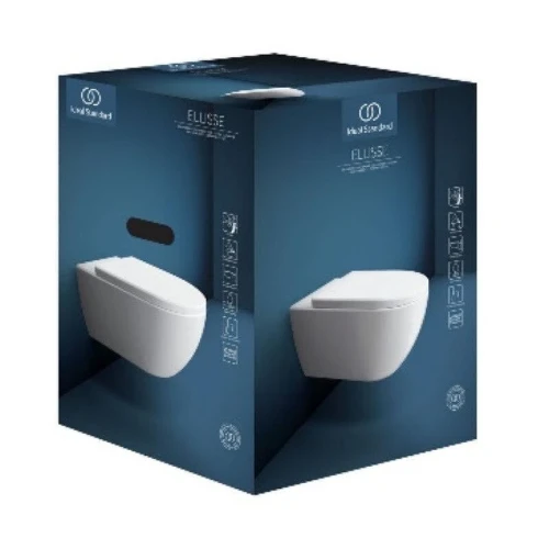 Унитаз подвесной Ideal Standard Ellisse T569201 цвет Белый с сиденьем Микролифт