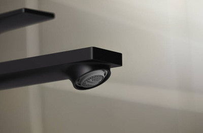 Смеситель для раковины Hansgrohe Rebris E 72581670 Черный матовый латунь