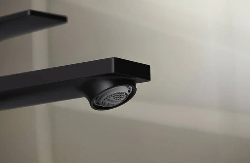 Смеситель для раковины Hansgrohe Rebris E 72581670 Черный матовый латунь