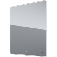 Зеркало Dreja Point 70 99.9028 с подсветкой Белый с сенсорным выключателем МДФ / ЛДСП, стекло