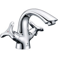 Смеситель для раковины Kaiser Trio 57011 Хром латунь