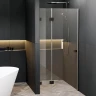 Душевая дверь Riho SZ Scandic NXT X104 158 L G001029121 профиль Черный матовый стекло прозрачное