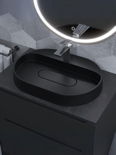 Раковина Uperwood Tanos Quartz 55 291030524 цвет Уголь