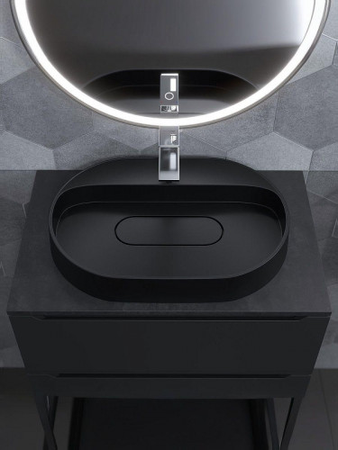 Раковина Uperwood Tanos Quartz 55 291030524 цвет Уголь