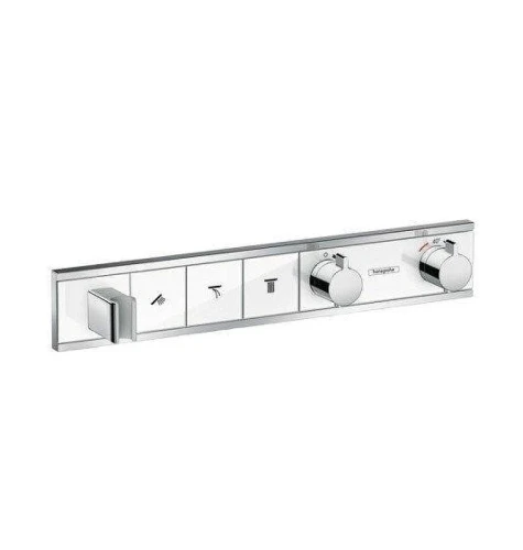 Смеситель для душа Hansgrohe RainSelect 15356400S с термостатом цвет Хром Белый
