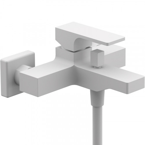 Смеситель для ванны Remer Absolute AU05BO Белый матовый латунь на стену