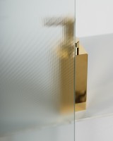 Душевая дверь BelBagno Uno 100 UNO-B-2-100-P-Cr профиль Хром стекло рифленое