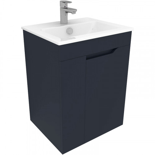 Тумба под раковину Aquanet Практика 50 330452 подвесная Маренго МДФ / ЛДСП