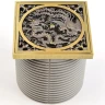 Душевой трап Bronze de Luxe Дракон 21986-57 с решеткой Бронза