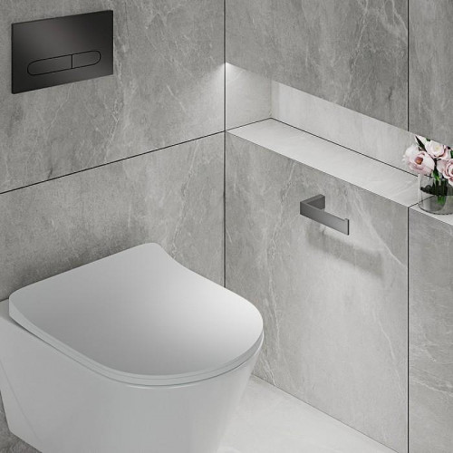 Держатель туалетной бумаги Timo Petruma 15241/18 Черное золото