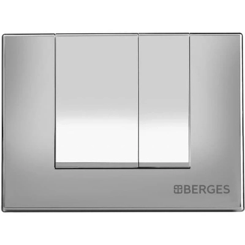 Комплект унитаза с инсталляцией Berges Novum 043267 с сиденьем Микролифт и клавишей смыва Хром глянец фарфор подвесной