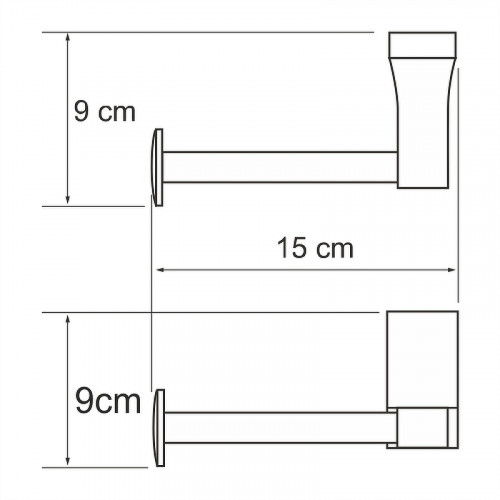 Держатель туалетной бумаги WasserKRAFT Lopau K-6096 Хром