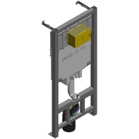 Комплект унитаза Ceramicanova Forma CN3009 с сиденьем Микролифт и инсталляцией Jacob Delafon E29025-NF+E4316-CP с клавишей смыва Хром фарфор подвесной