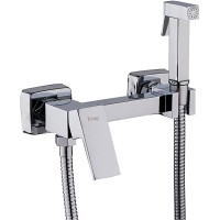 Гигиенический душ со смесителем Frap F7504 Хром латунь на стену